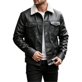 Jaqueta de Couro Masculina Bellvian - BL113