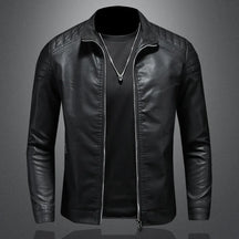 Jaqueta de Couro Motociclista Masculina Bellvian - BL126