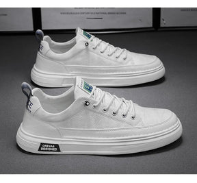 (PAGUE 1 LEVE 2 - PROMOÇÃO EXCLUSIVA) Sapatênis Masculino Em Couro Premium Orenas + BRINDE